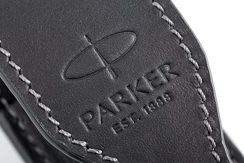 Чехол для ручки кожаный Parker, черный