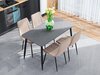 Стол Uni-Form-S2.2B SBlack/Grey Matt Cliff 727*1300*700