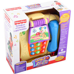 Fisher Price Обучающий телефон (буквы, цифры), рус/англ. (T5258)