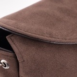 Сумка Саломея 503 эко-замша шоколад