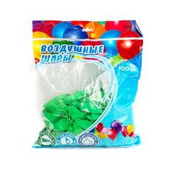 
          Шар воздушный пастель Alingar, №10, св.зеленый, 100шт/уп, пакет с европодвесом