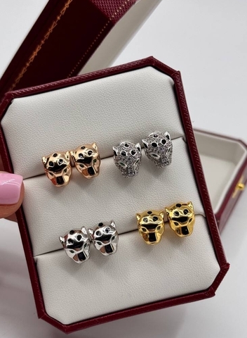 Серьги- пусеты Пантеры by CARTIER