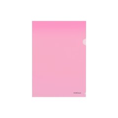 
          Папка-уголок Erich Krause, A4, 220х310 мм, 160 мкм, пластик, красная "Glossy Classic"