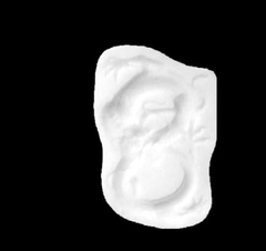 Силиконовый молд № 0312-Дракон правый