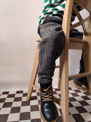 Брюки из трикотажа Mjölk Black Denim