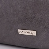 Сумка Саломея 198 македония серый + черный