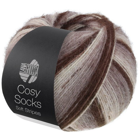 Lana Grossa Meilenweit Cosy Socks Soft Stripes 103