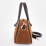 Сумка Саломея 361 эко-замша миндаль