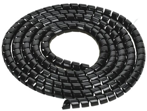 Спираль монтажная СП-12 черная (2м/упак) IEK