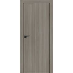 Купить Межкомнатная дверь ПЭТ П-1 эвкалипт португальский кромка ABS чёрная глухая