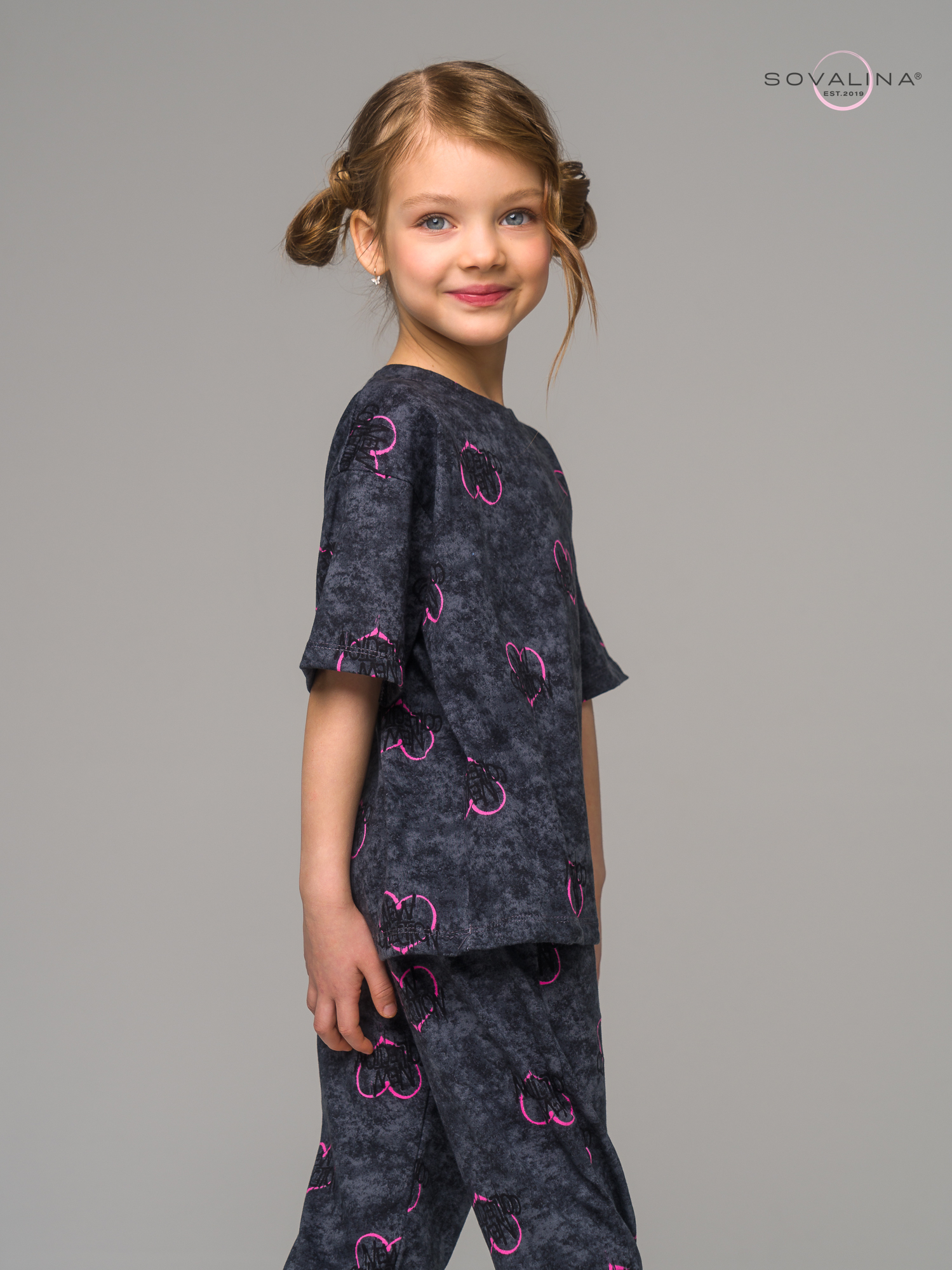 Костюм Daily girl варенка сердце фуксия mini