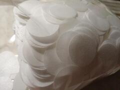 Вафельные Круги для Декора Торта Оптом 2400 шт, d=3.8 см (тонкая вафельная бумага)