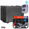 Бензиновый генератор в зимнем кожухе с блоком АВР Fubag BS 5500 A ES/1200SCW RAL 7024 — фото 1