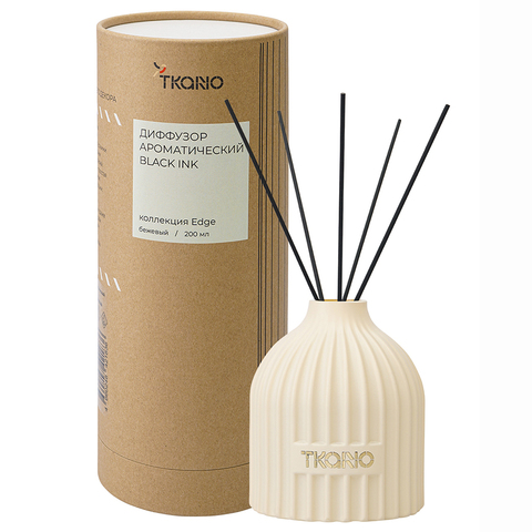 Диффузор ароматический 200мл Tkano Edge Black Ink бежевый
