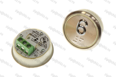 Кнопка (кнопочный модуль) BBP-R331-CMPLT-D-W "6 этаж", круглая, динамическая белая подсветка, Брайль.