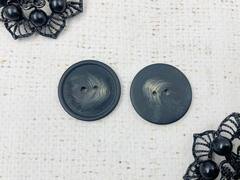 Пуговицы костюмные, d 2,8 см, чёрный