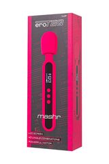 Ярко-розовый wand-вибратор Mashr - 23,5 см. - 