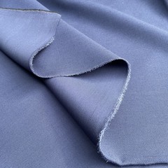 ткань шерсть с шелком синяя Dior