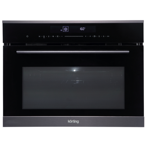 Электрический встраиваемый духовой шкаф Korting  с функцией СВЧ OKB 3250 GNBX MW