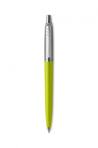 Шариковая ручка Parker Jotter, цвет LIME GREEN, цвет чернил синий, толщина линии M , в подарочной коробке123