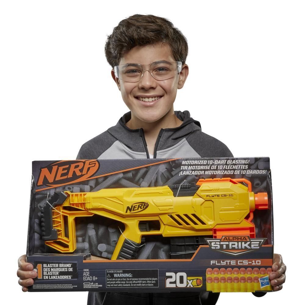 Игрушечное оружие HASBRO Nerf Alpha Strike Flyte CS-10 - Пистолет нерф  альфа страйк флайт - Нерф F8696 купить в Москве | Доставка по России.