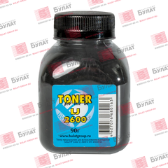 Тонер БУЛАТ для HP Color LJ 2600 (Чёрный, банка 90 г)