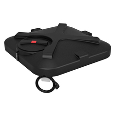 Бак для душа "Rostok" 150 л с подогревом ЭкоПром 150 л.(1000x1000x270см;11кг;Черный) - арт.557056