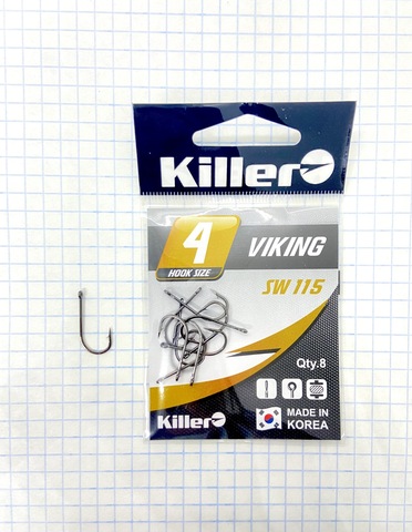 Крючок KILLER VIKING № 4 продажа от 10 шт.