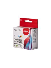 Струйный картридж Sakura C2P11AE (№651 Tri-colour) для HP DeskJet Ink Advantage 5575/5645, OfficeJet 252/202, водорастворимый тип чернил, триколор, 18 мл.