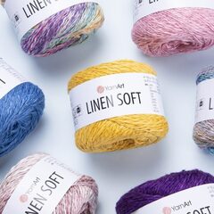 LINEN SOFT YarnArt (30% лён, 36% вискоза, 34% хлопок, 100 гр/272 м)