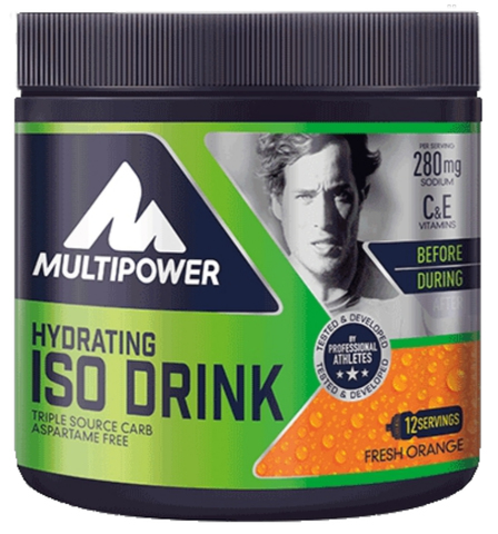 Элитный спортивный изотонический напиток Multipower ISO Drink Апельсин