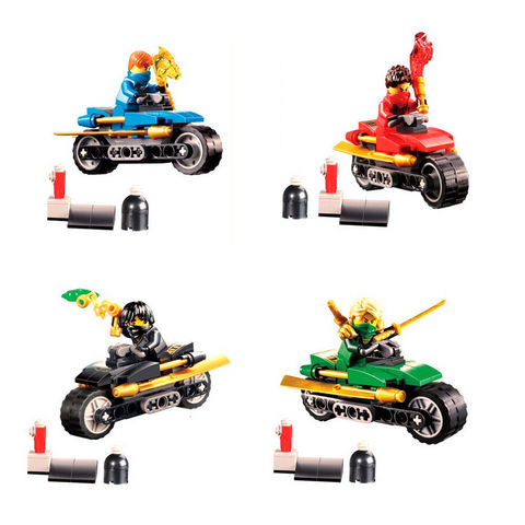 Minifigures Phantom Ninjago Bonezai with Motorcycle 202