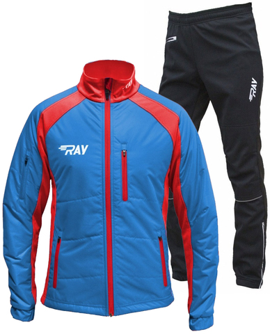 Тёплый лыжный костюм RAY Outdoor Blue-Red 2019 мужской