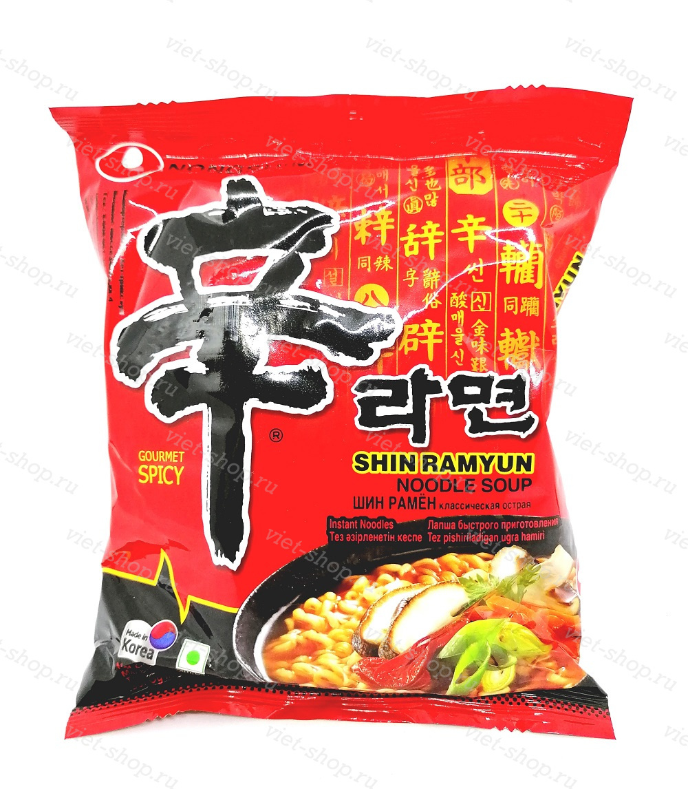 Купить лапшу шин рамен. Nongshim лапша Shin Ramyun острый 120гр. Лапша "шин рамён" Nongshim. Лапша "Нонгшим" шин рамен, 120 г. Лапша сублимированная шин рамён Корея.