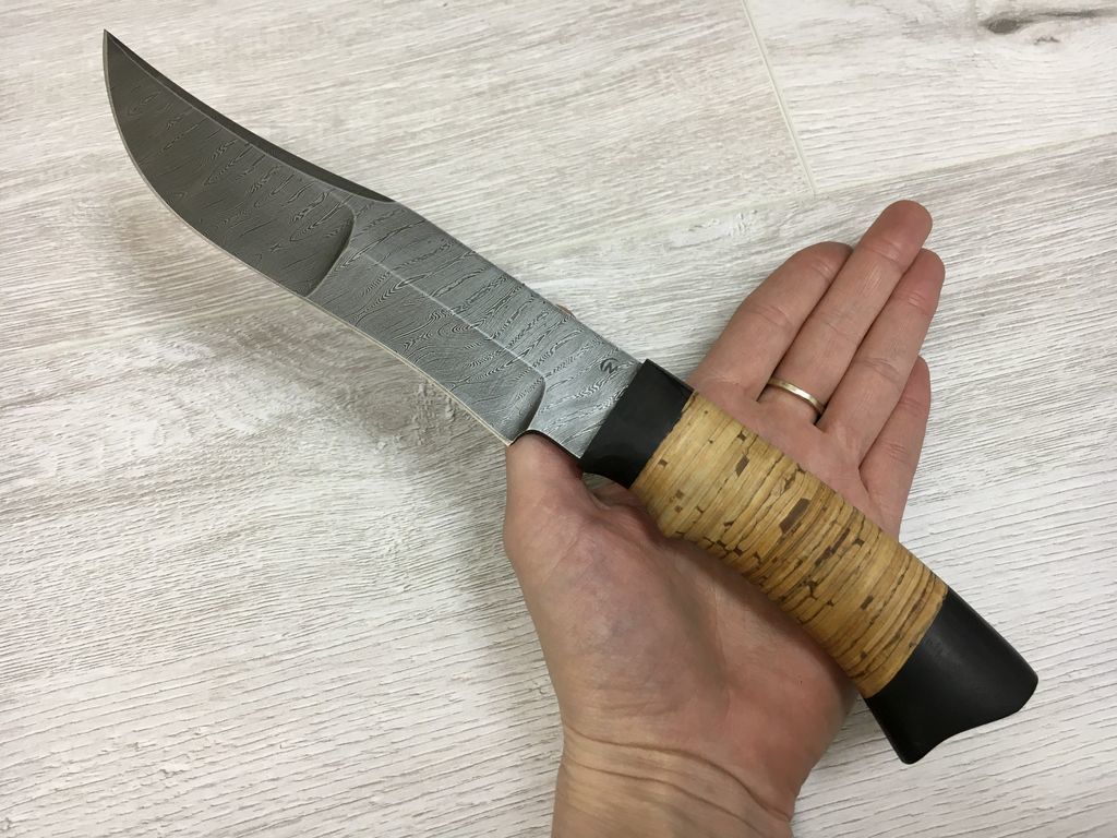 Как сделать наборную рукоять ножа из натуральной кожи своими руками