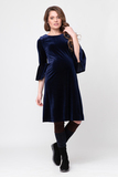Платье для беременных 09113 синий