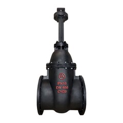 Задвижка чугунная САЗ 30ч906бр, DN 400, PN 10, под привод''Б''