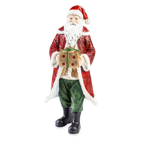 Фигурка новогодняя 25.5см Lamart Noel Санта с подарками