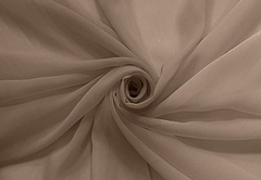 Ткань Шифон, 120гр/м.п., 150 см, бежевый