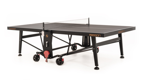 Теннисный стол складной для помещений RASSON PREMIUM T01 Indoor (274 х 152,5 х 76 см, черный ясень) с сеткой