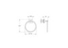 VitrA A44802 Root Round Держатель для полотенец, хром