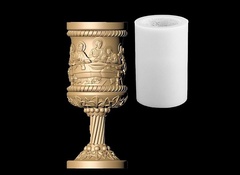 Силиконовый молд Кубок церковный 3 D