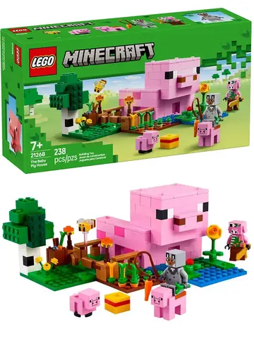 Конструктор Minecraft 21268 Дом поросёнка