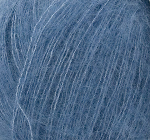 Пряжа Silk Mohair (Силк Мохер). Цвет: серо-синий. Артикул: 6034