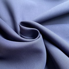 ткань шерсть с шелком синего цвета