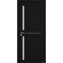 Купить Межкомнатная дверь экошпон Uberture 2121 шоко велюр остеклённая