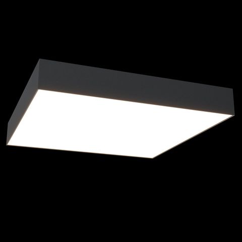 Потолочный светодиодный светильник Maytoni  Zon C067CL-L48B3K черный, 400мм 48Вт 3000K