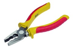 34-5-220 Плоскогубцы комбинированные FINE, 200 мм, HCS, двухкомпонентные рукоятки (РемоКолор)