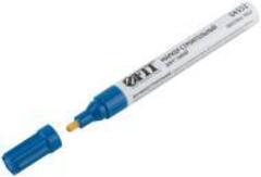 04352 Маркер-краска строительный 2мм, алюминиевый корпус, синий FIT---