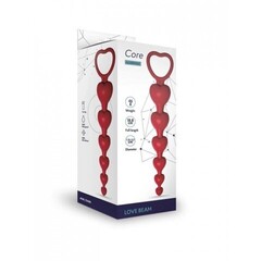 Анальная цепочка Love Beam (бордовый)